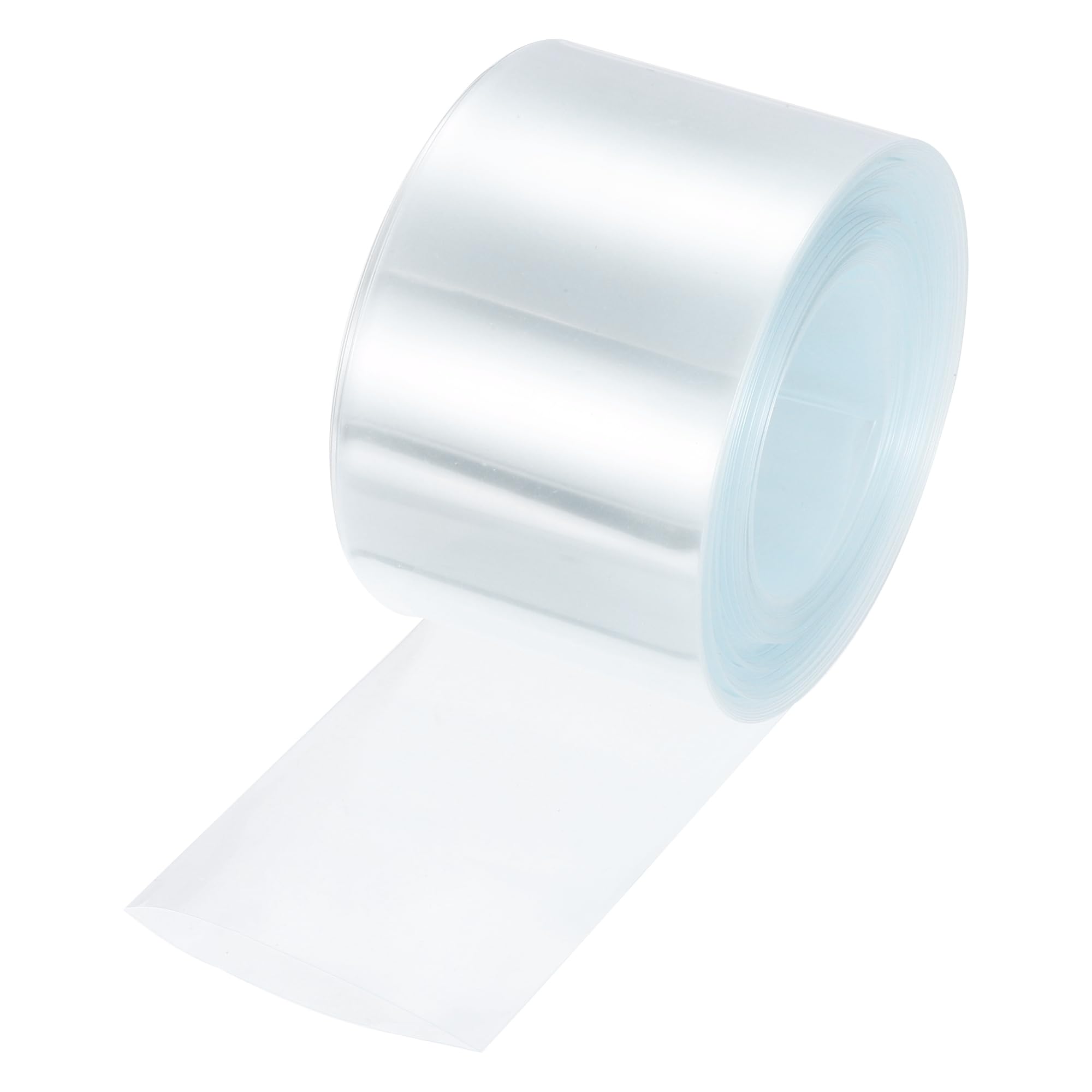 MECCANIXITY Battery Wrap PVC Heat Shrink Tubing 32mm Dia 50mm Flat 33 Feet(10meters) Clear Good Insulation for Battery Pack