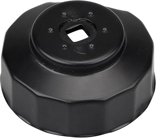 Miniatura 5 de SHMT - Llave de filtro de aceite estilo tapa de 14 flautas de 14 flautas, herramienta de extracción para Harley Electra Glide Road King Heritage