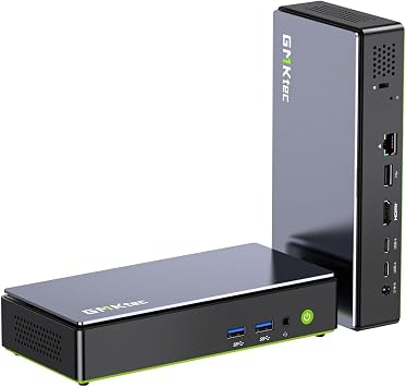 GMKtec K13 5G Mini PC AI Intel Ultra 7 256V up to 4.8GHz 16GB DDR5 8533MHz 512GB PCIe 4.0 SSD Gaming Mini Computer, 2X M.2 Expansion Slots, HDMI, USB4