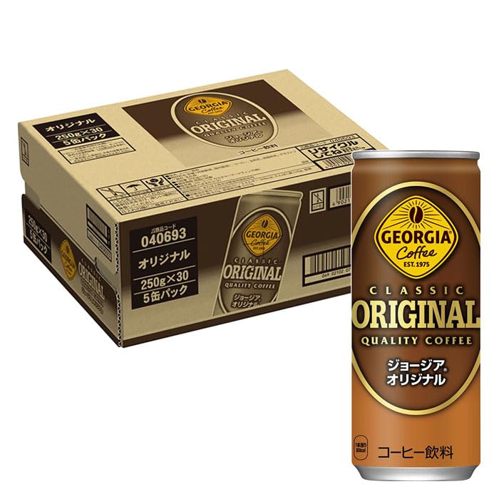 Amazon.com : Georgia Coffee Original Japan Coffee 250g (Pack of 30