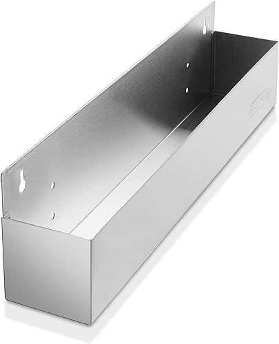 Miniatura 10 de GRIDMANN Riel de velocidad única de 42 pulgadas - Soporte para botellas de licor de acero inoxidable para barras