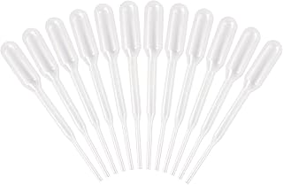 TORMEN Liquid Dropper Pasteur Pipettes for Cupcakes, Strawberry, Chocolates,Whiskey,Alcohol,Syrups,Sodas(0.2ml,12 pcs)