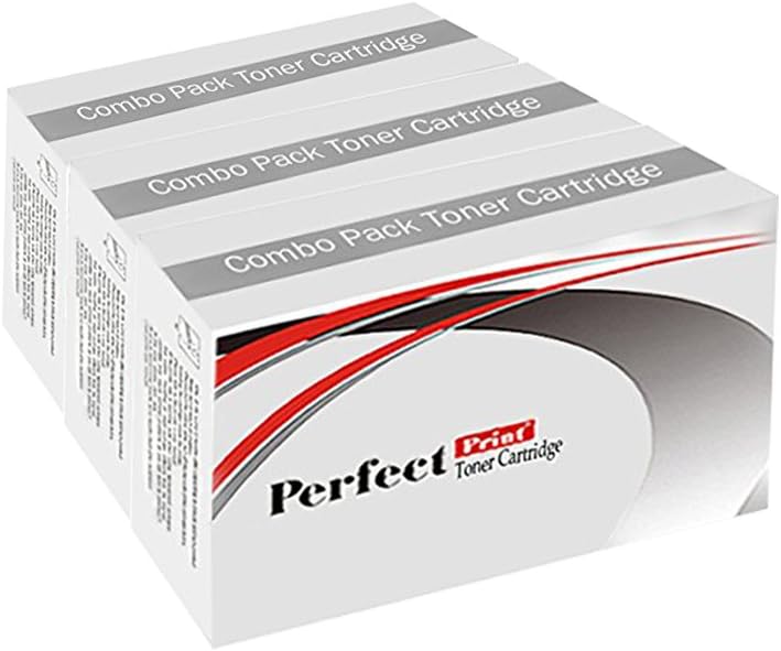 3 Black PerfectPrint Compatible Toner Cartridge For OKI B401 MB441 MB451 MB451W B401D B401DN Printers