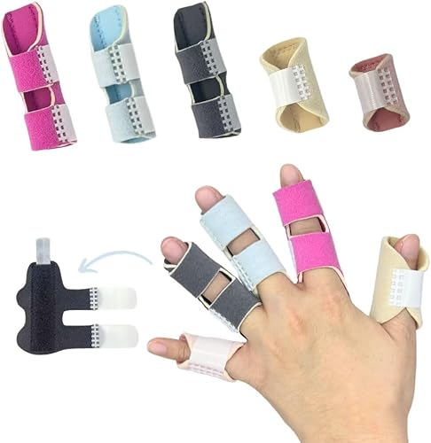 Miniatura 1 de Férula de dedo gatillo de color, soporte para enderezar o apoyar los dedos, soporte para el pulgar, protector de dedos rotos, enderezamiento de