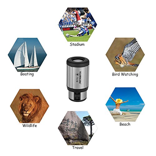 DECDEAL 7x18 Monocular Mini Compact Monocular Telescope Escopo de bolso de alta definição