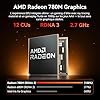 GEEKOM AI Mini PC A7Max (Nouveautés 2026) avec AMD Ryzen 9 7940HS, AMD Radeon 780M, 1To SSD +16Go DDR5 RAM (Évolutif, Non-LPDDR), Lecteur SD, 4 modes, Mini PC Windows 11 Pro, USB4, 8K, Mini Ordinateur