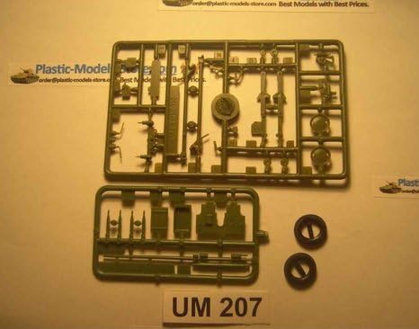Plastic Model ZIS-2 57mm Soviet Anti-Tank Gun Red Army WWII 1/72 UM 207