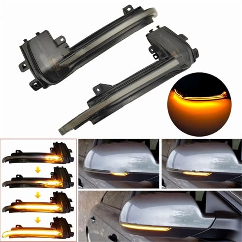 Luz repetidora compatible con RS4 2013 intermitente espejo retrovisor 4