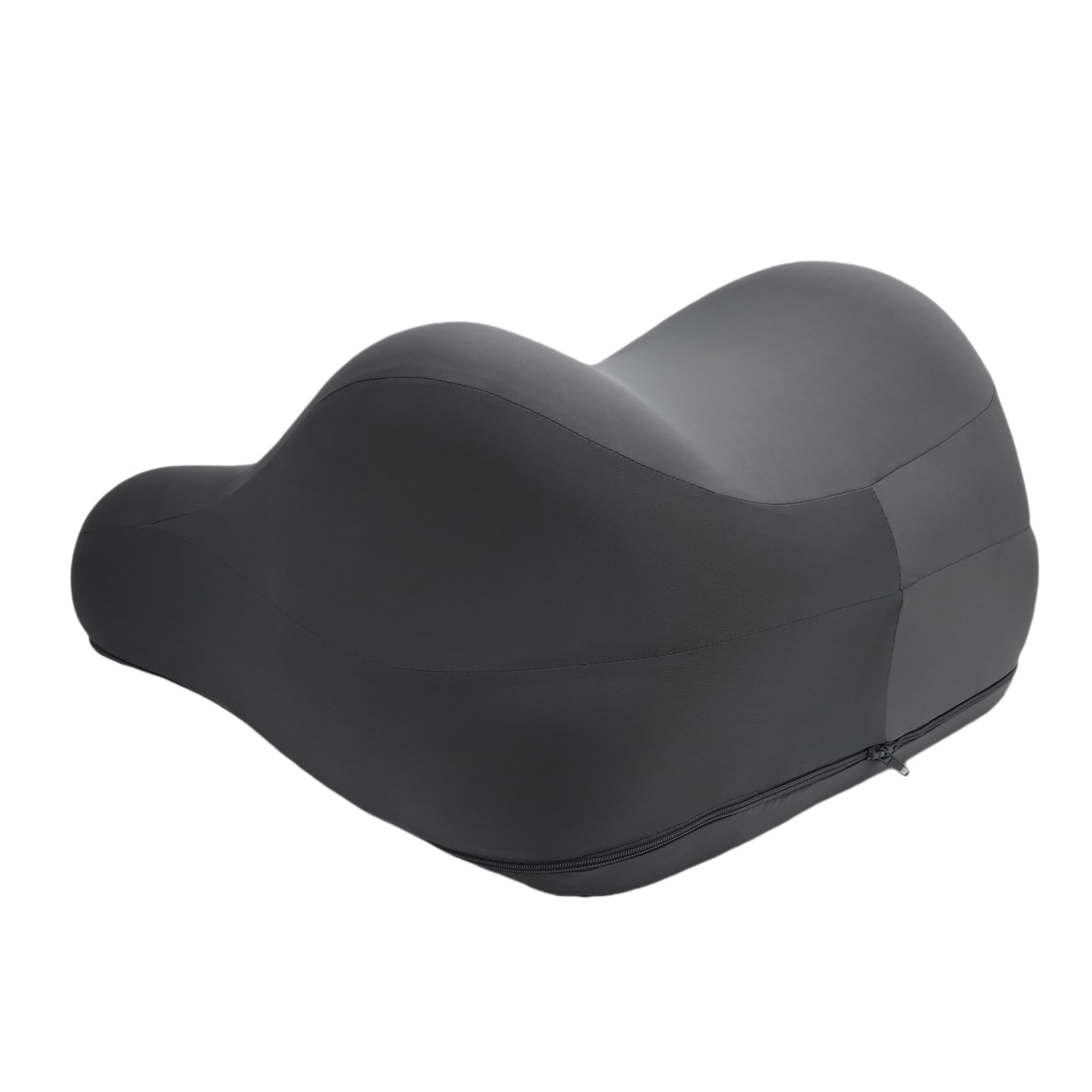 ZJchao Memoria de Cojín de Trasero Diseño de Onda de Algodón Multifuncional Almohada Moderna Moderna para Dormir Legs Elevando Las Piernas Cómodas Alivio Ergonómico de Postura (Gray)