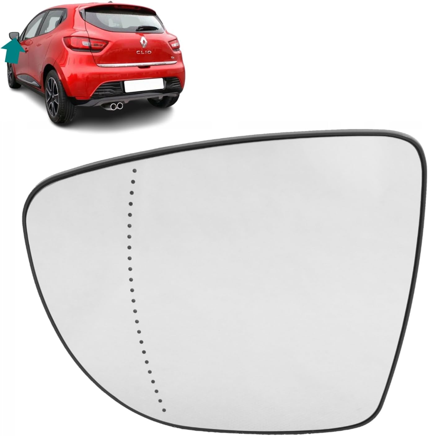 Surplus Autos Glace de retroviseur gauche occasion RENAULT CLIO 4 963669996R Surplus Autos Glace de retroviseur gauche occasion RENAULT CLIO 4 963669996R