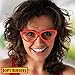 Sun-Staches Bobs Burgers Official Linda Belcher Sunglasses | Costume Accessory | UV 400 | One Size Fits Most