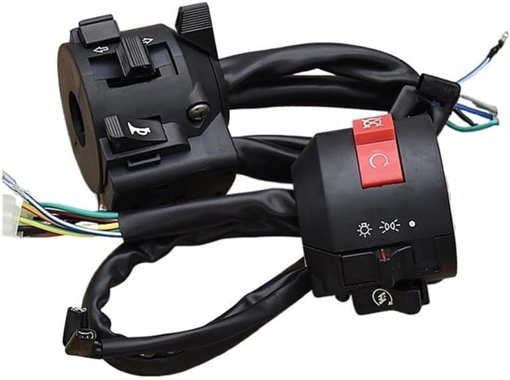 Motorcycle Handlebar Switch Horn Turn Signal Fog Lamp Light Start Controller Buttons For CBT 125 150 250