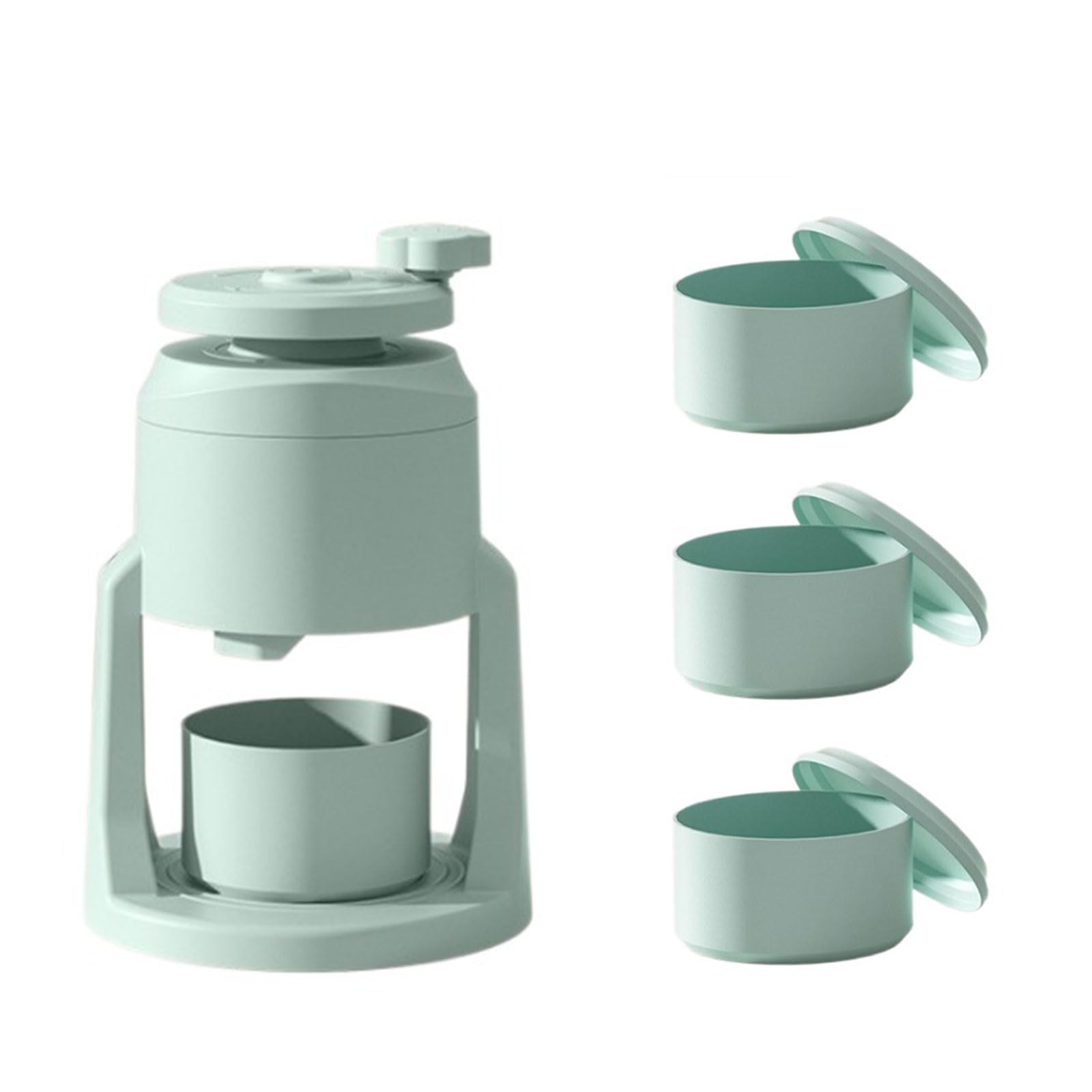 Msioytog Portable Hand Operated Ice Shaving Tool for Shaved Ice and Cool Snacks Simple to Clean and Use Quick Shaver