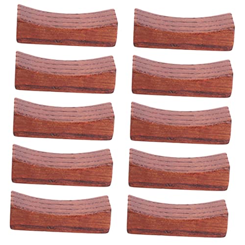 Hoement 10Pcs Wooden Chopstick Rest Wood Vintage #TOP20