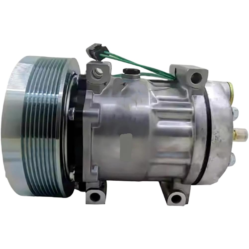 Kqggtxqzb Onecolor 24V Sd7h15 A/C Compressor 324-9711 3249711 Compatible With C13 C15 C18 Engine 966K 966M 972K
