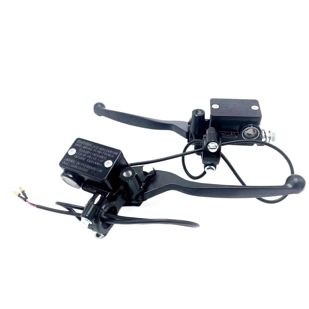 LUOKEKE Brake Clutch Levers Motorcycle Brake Pump Front Rear Disc Master Cylinder Hydraulic Lever(Left Right 1 Pair)