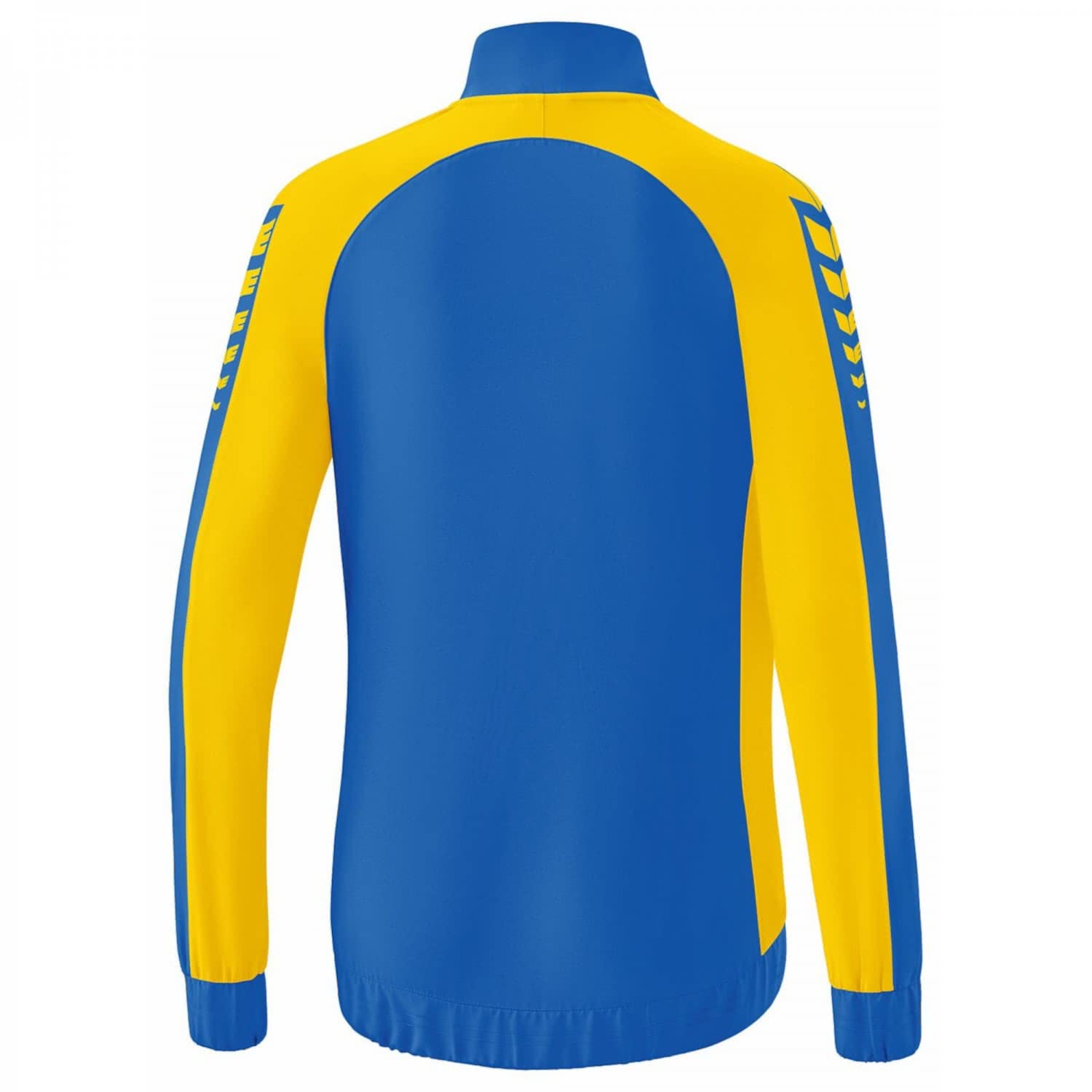 Erima Mujer Six Wings Chaqueta de presentación, new royal/amarillo, 38