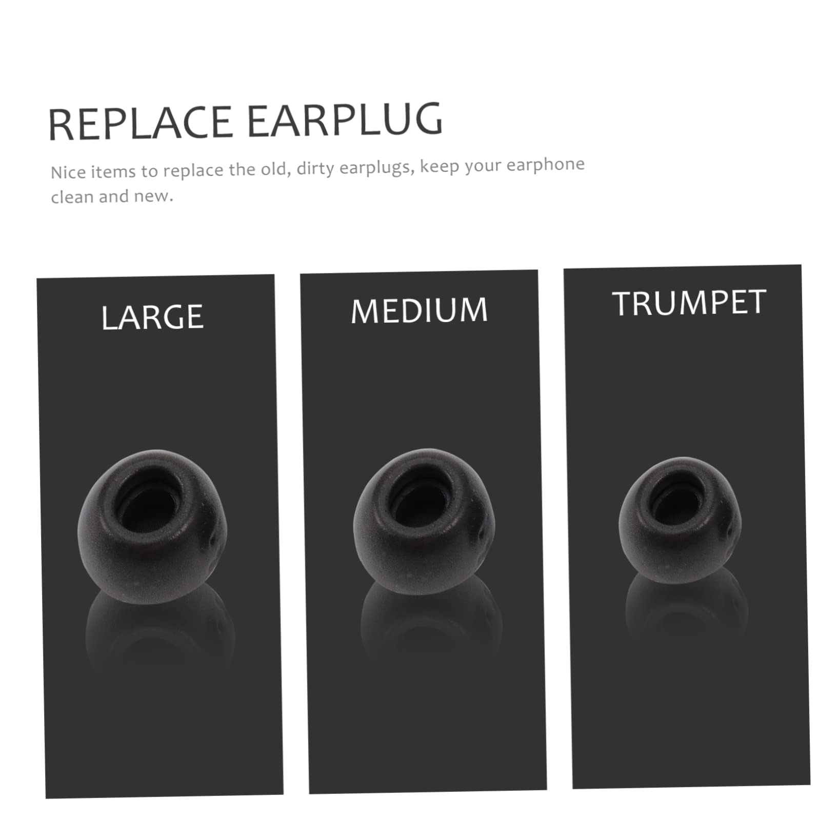 OSALADI 9paires Embouts De Remplacement Mousse à Mémoire pour Accessoires Anti-Bruit Confort Optimal pour Écouteurs
