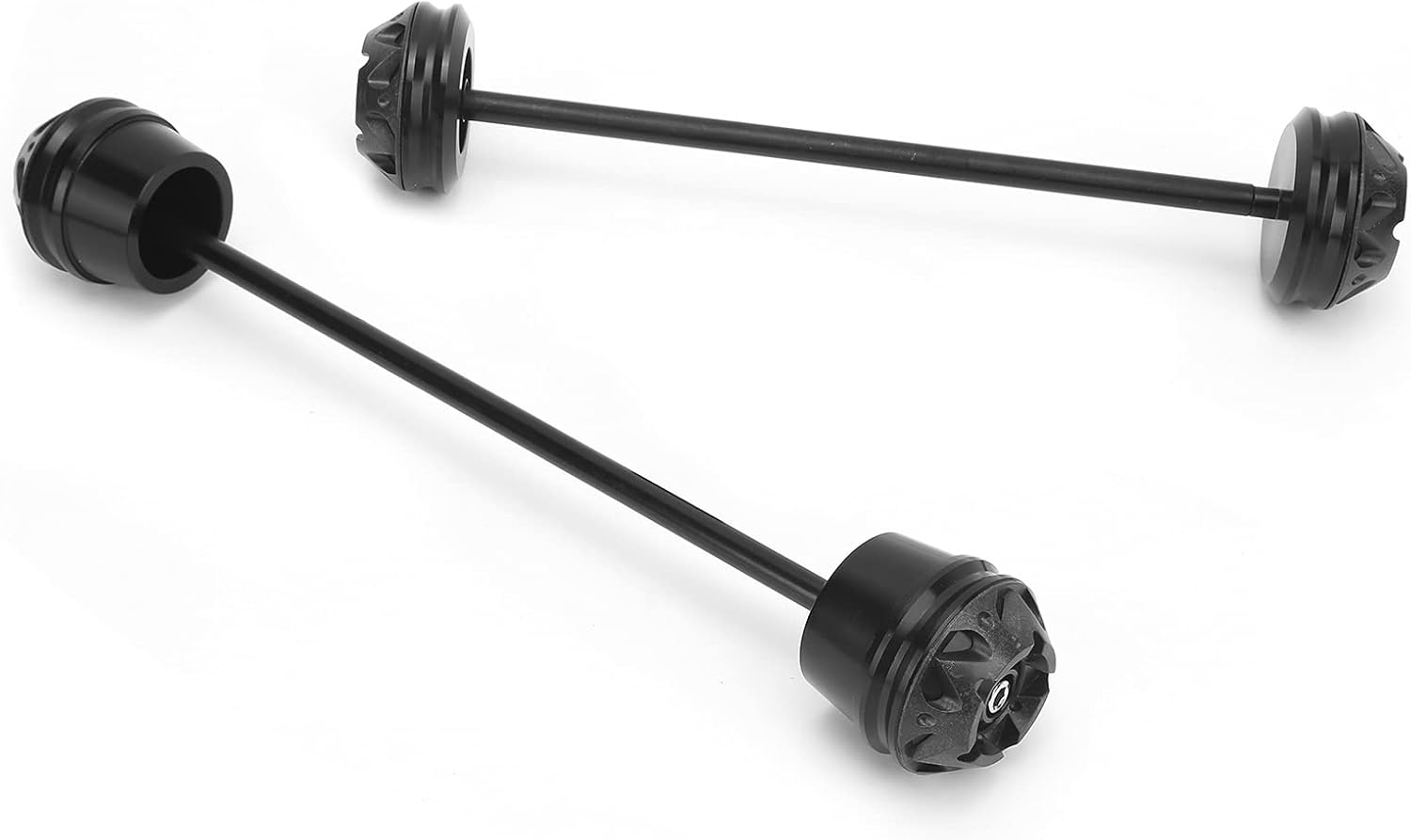 Front Rear Wheel Fork Axle Sliders Crash Protector Front Rear Wheel Fork Axle Sliders Crash Protector Replacement for MT07 FZ07 XSR700 Yamahamt07 Yamahafz07 Yamahax