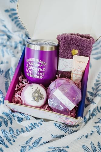 Get Well Soon Gift Gifts for Women, 8Pcs Care Package Gift Feel Better Basket Spa Gift Box Encouragement Gift Thinking of You Box for Women Friends Female Christmas Gift for Women