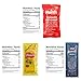 Chronos Condiment 150 assortment gift pack - 50 Single Serve Pouches of Each: Ketchup, Mustard, and Mayo - 150 Pack, Great for Picnics, Boxed Lunch, BBQ, Travel, and Parties