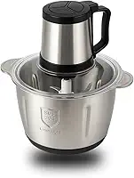 Multiprocessador 2000W Processador De Alimentos Triturador Liquidificador Moedor Inox Eletrico 110v Turbo 5 Litros All in One Com 3 Velocidades
