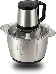 Multiprocessador 2000W Processador De Alimentos Triturador Liquidificador Moedor Inox Eletrico 110v Turbo 5 Litros All in One Com 3 Velocidades