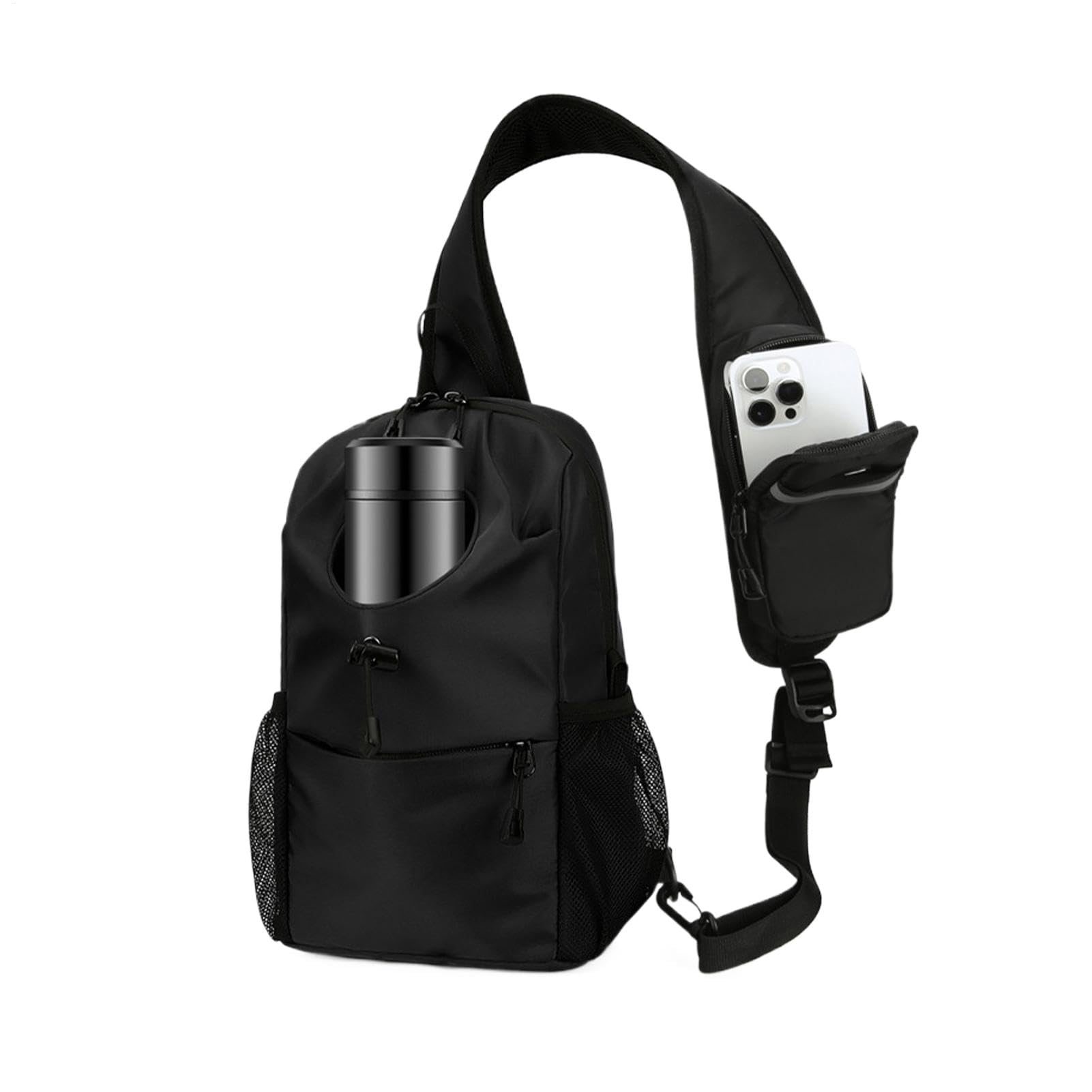 Small Sling Backpack réglable pour vos voyages et excursions - 8