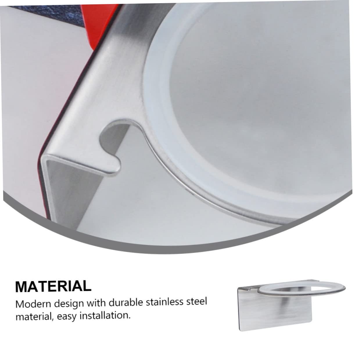 Cabilock 3 Piezas 304 Soporte para Secador De Pelo Gabinete De Almacenamiento del Fregadero Cepillos para Alisar El Cabello Montado En La Pared Bandeja De Almacenamiento Acero Inoxidable