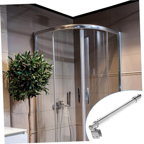 Brazo soporte para cristal de ducha en acero inoxidable pulido 7