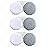 RHUI Contact Lens Cases for Travel, Daliy Use-3 Pcs Grey