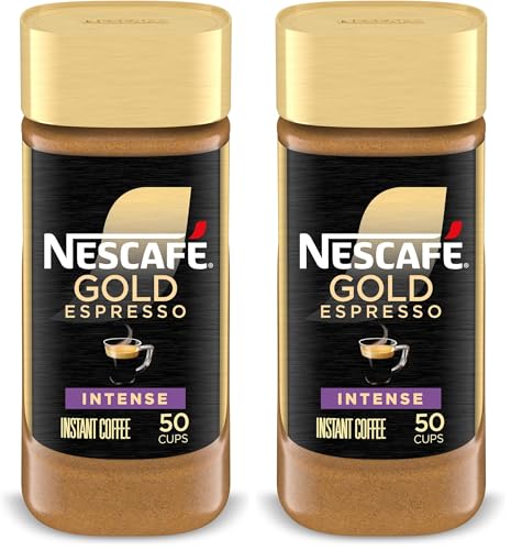 NESCAFÉ Gold Espresso Intense, Instant Coffee, 3.5 oz (Pack of 2)