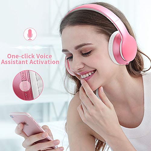 Lobkin Wireless Bluetooth Headphones, Over-Ear Headphones With Built-In Hd Mic,40H Playtime, Foldable Wireless And Wired Stereo Headphones For Gym/Pc/Home #TOP5