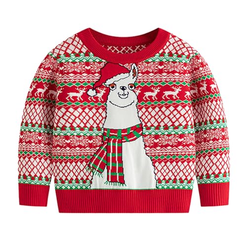 Jersey de Navidad para niños, cálido invierno, suéter de Navidad, unisex, divertido, suéter de Navidad, patrón de dibujos animados, sudadera de Navidad, suéter de Navidad, regalo de Navidad