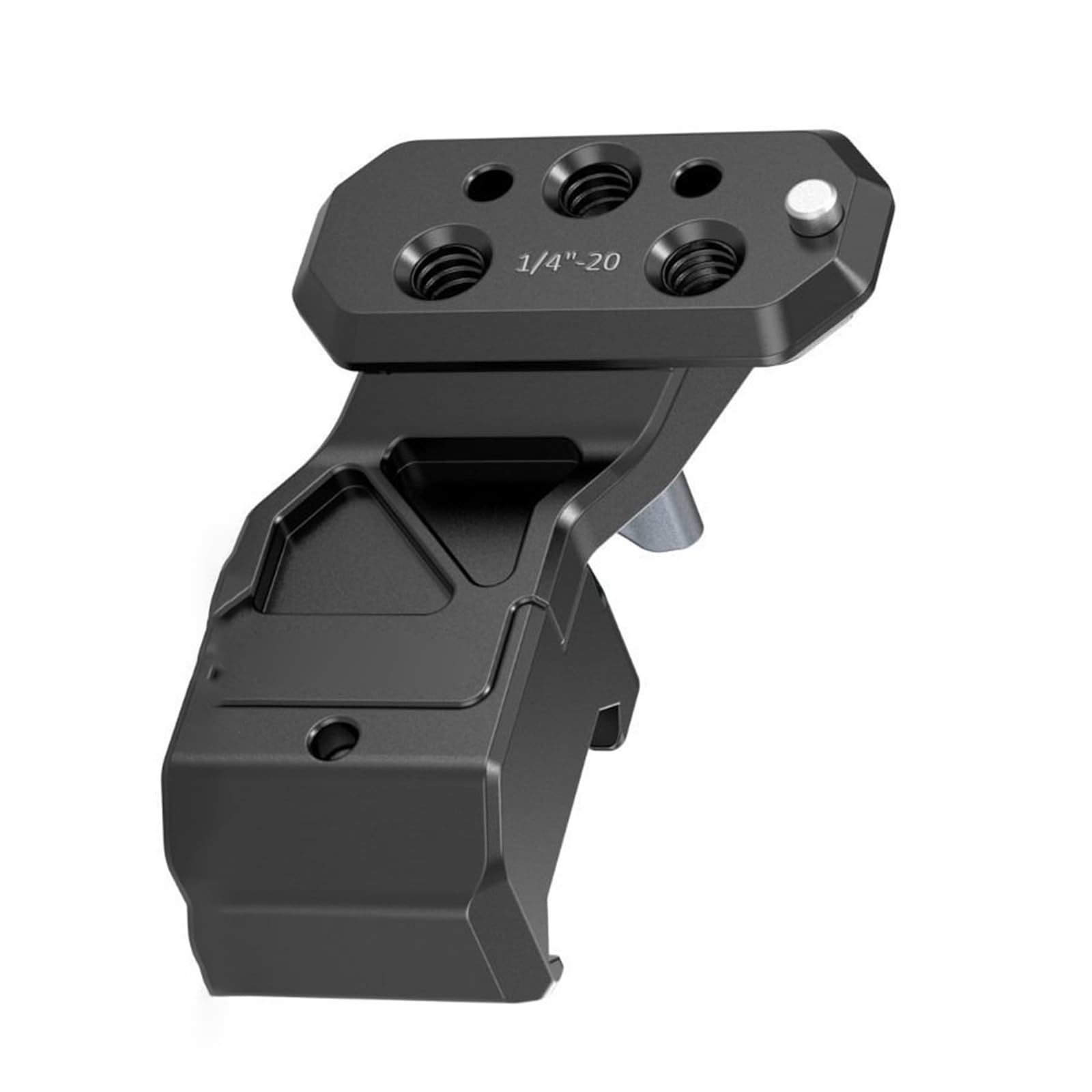Adattatore per impugnatura per fotocamera in alluminio resistente, adattatore di estensione per impugnatura laterale per fotografia professionale, impugnatura comoda, antiscivolo