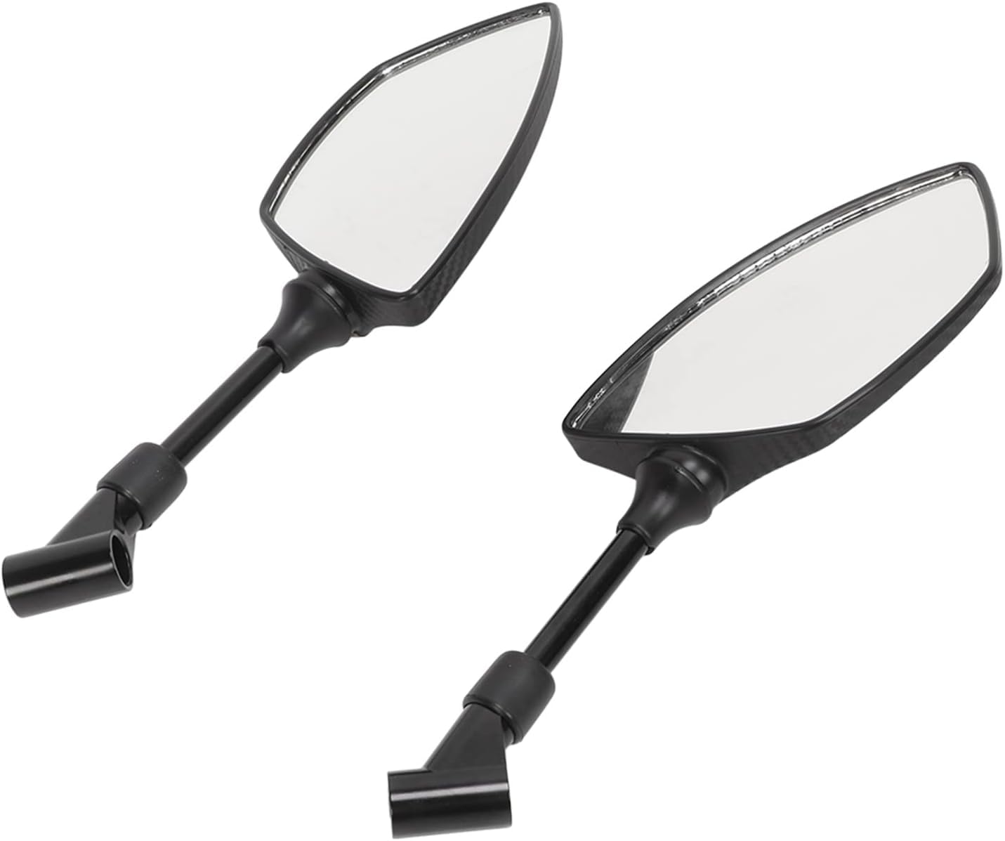 Espejo retrovisor de motocicleta a prueba de golpes de alta definición para scooter de motocross dorado