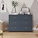 Baby Relax Miles, 6 Drawer Dresser, Graphite Blue