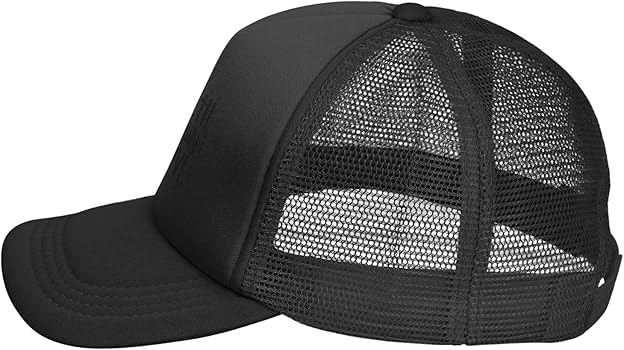 jns with tagline great experiences with a good opportunity Jali Cap for Men, Lightweight Mesh Design, Ventilated, Black-picture-50