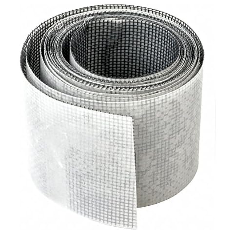 Door and Window Screen, Gray, Aluminum Cover