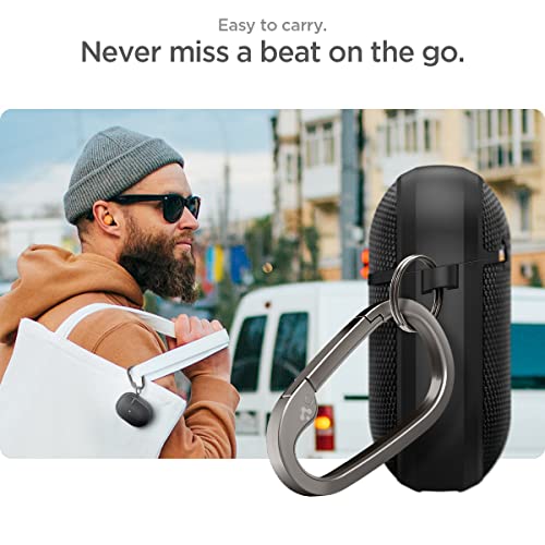 Image of Spigen for Google Pixel Buds Pro Case, Carabiner Included, Classic Design, Shock-Proof Cover, (Classic Fit) - Black