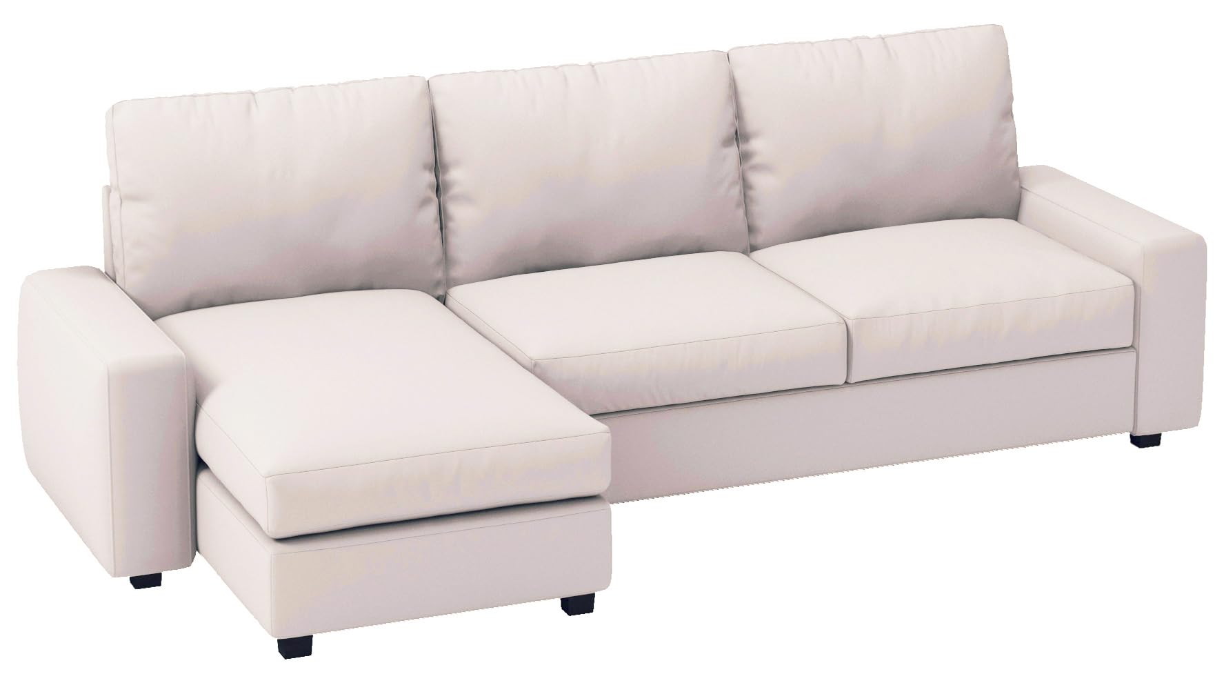 Amazon.com: The Durable Polyester Kivik Loveseat with Chaise Sofa