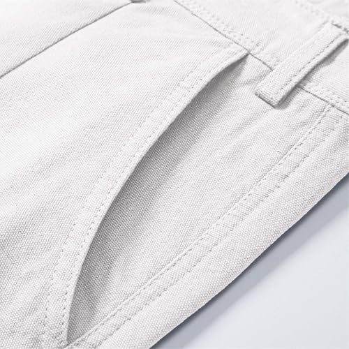 Pantalon d'extérieur léger style cargo d'été uni en coupe ample - 6