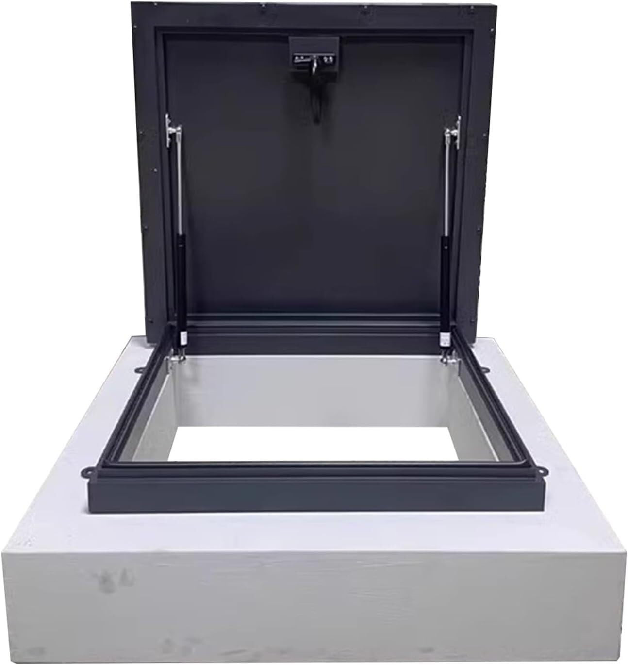 VUIKLCty Skylight Roof Access Panel Cover Galvanised Powder-Coated(100x100CM/39.4x39.4in)
