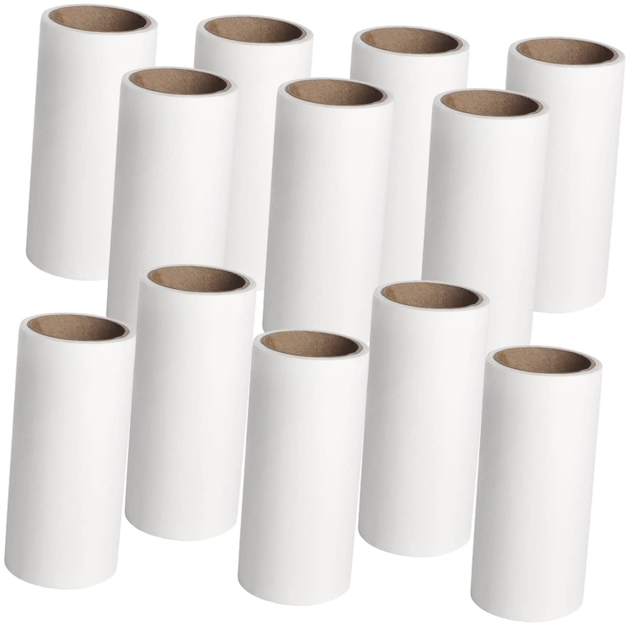Kisangel 12 Piezas Papel Adhesivo Recambio del Rodillo De Polvo Rodillo De Pelusa Sofá Rodillo De Pelusa Práctico Rodillo Doméstico Quitapelusas Viajar Carpa Cruciana Adhesiva Mano