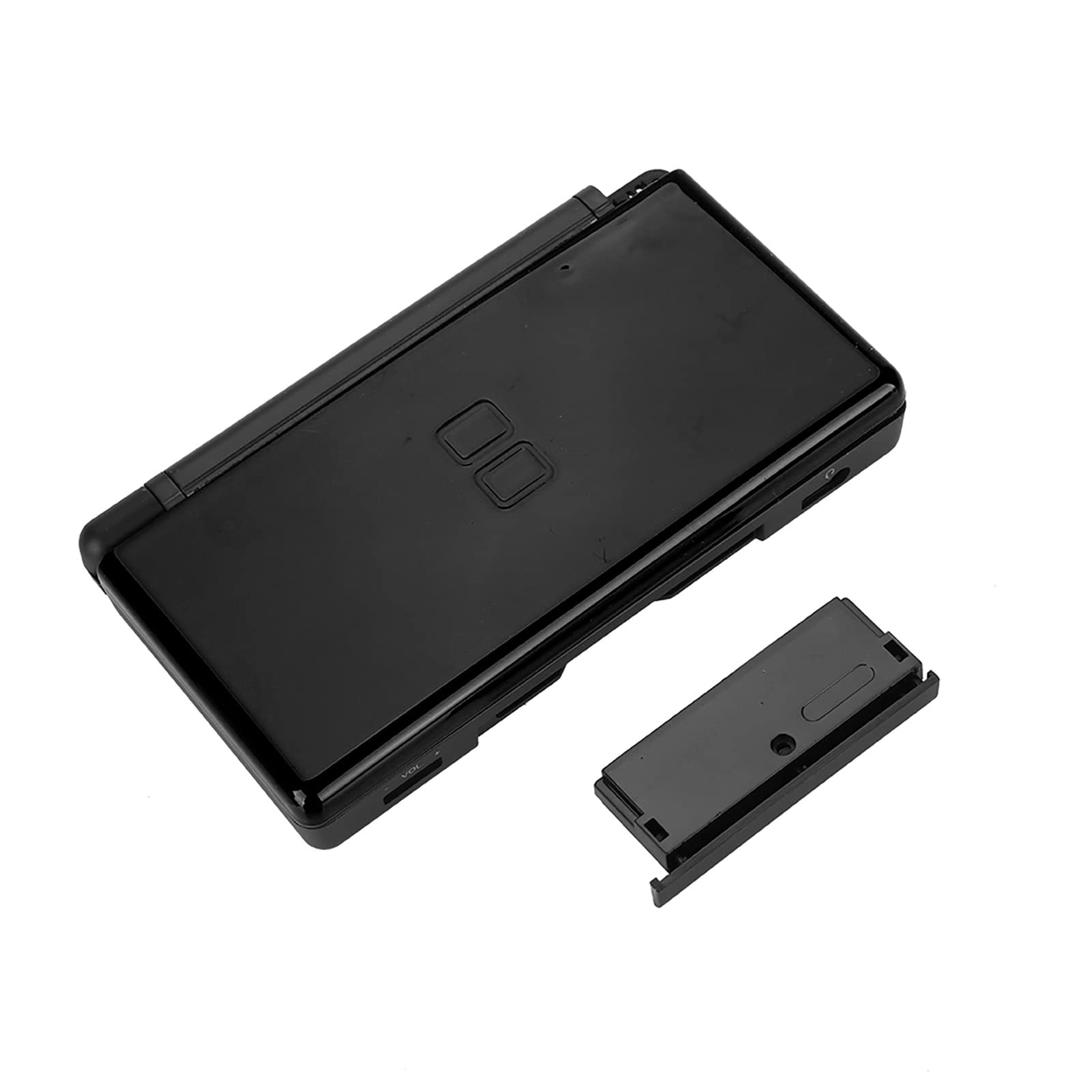 Piezas de Reparación Completas, Carcasa del Kit de Reemplazo DS para Shell Case (Azul) (Negro)