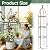 6.3Ft 100% Metal Garden Obelisk Trellis for Climbing Plants Outdoor, Rose Trellis for Potted Plants, Sturdy Garden Trellis for Climbing Vines, Vegetables, Flowers Stands, 1 Pack