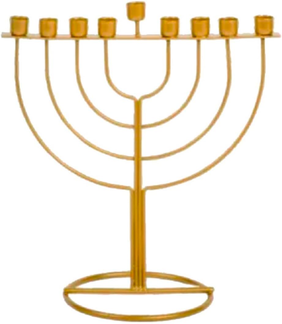 Wire Frame Menorah (Classic Gold)
