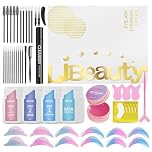 Libeauty Updated Lash Lift Kit, Eyelash Perming Kit, Lash Perm Kit with Lash Lift Balm, Upgrade Lash Lift Shields for Salon and at Home Use