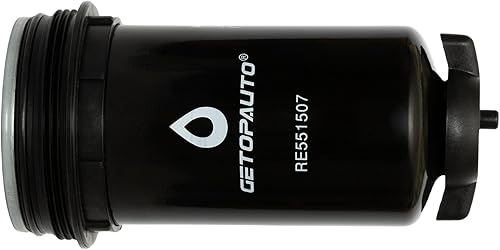 Miniatura 6 de RE551507 DZ115391 Elemento de filtro de combustible compatible con John Deere 1010G 310L 4045 444K 5090R 5100R 5155R 6145R Retroexcavadora Tractores