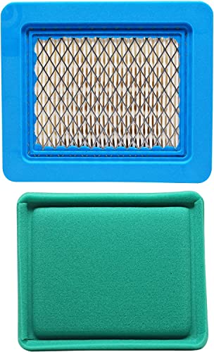 LEFITPA Replacement 491588S Air Filter Tune Up Kit Spark Plug for Champion for Briggs & Stratton 5121A 5121B 491435S RC12YC Fits Intek 5.5 thru 6.5 HP Engines - Thumbnail 2